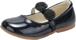 Girls Dress Shoes, Mary Jane Shoes for Girls, Wedding Party Flower Girl School Uniform Shoes Ballet Flats