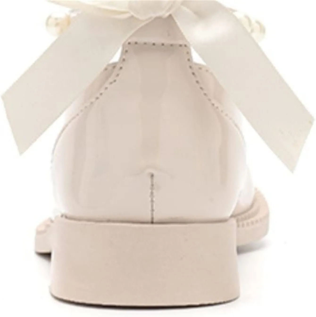 Girls Mary Jane Shoes Pearl Bow Dress Shoes Wedding Part Flat Square Toe Ankle Strap Lw Heel Sandal