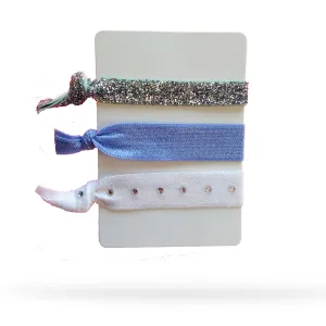 Glass Slipper Pack of 3 Hair Ties