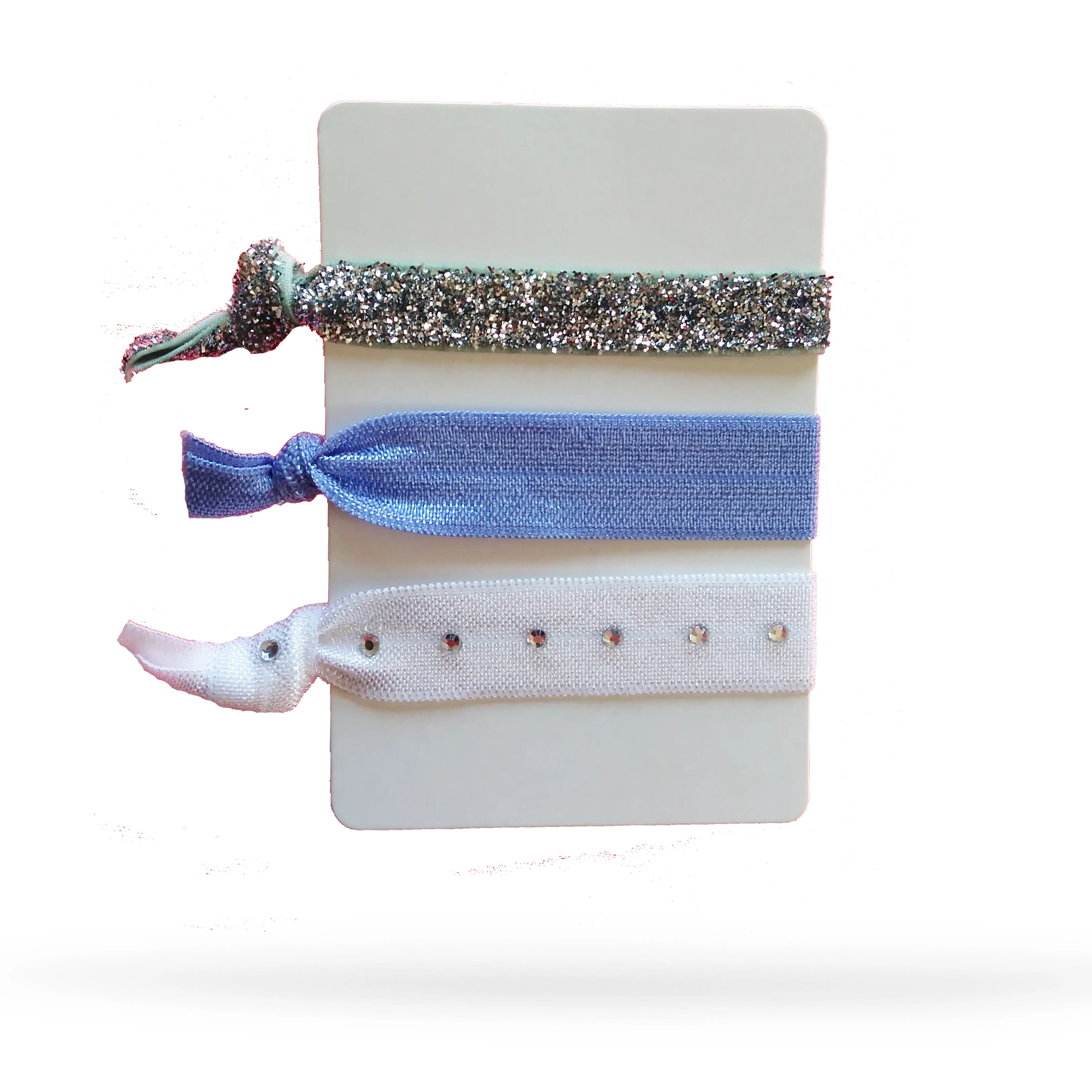 Glass Slipper Pack of 3 Hair Ties