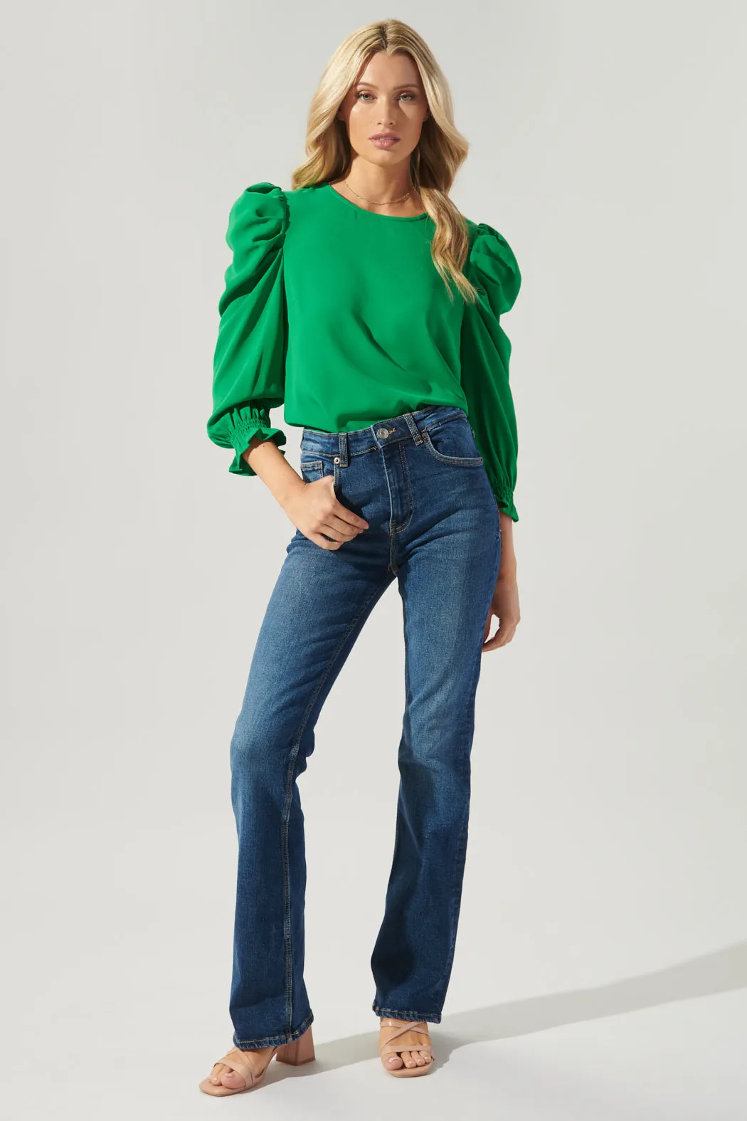 Go Getter Celine Puff Sleeve Top