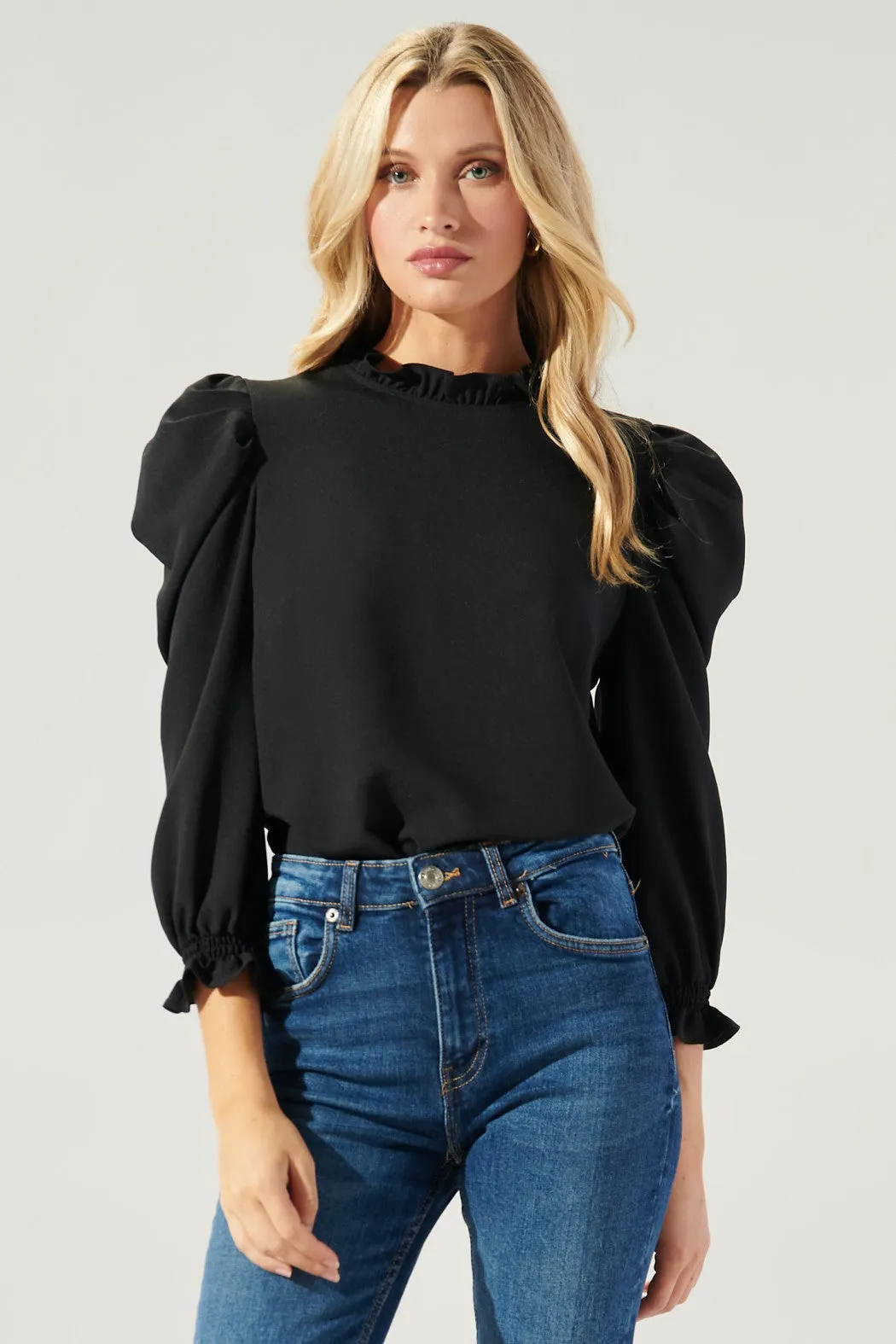 Go Getter Celine Puff Sleeve Top