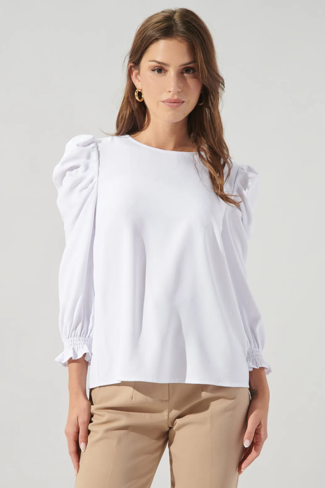 Go Getter Celine Puff Sleeve Top