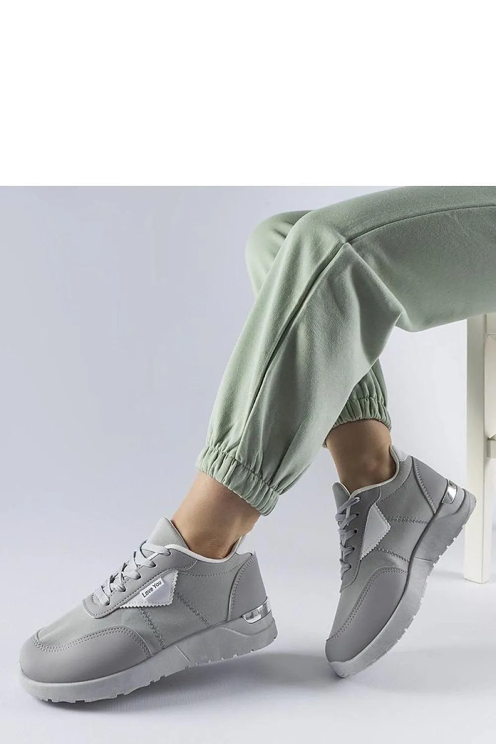 Grey fabric sneakers Geraldino
