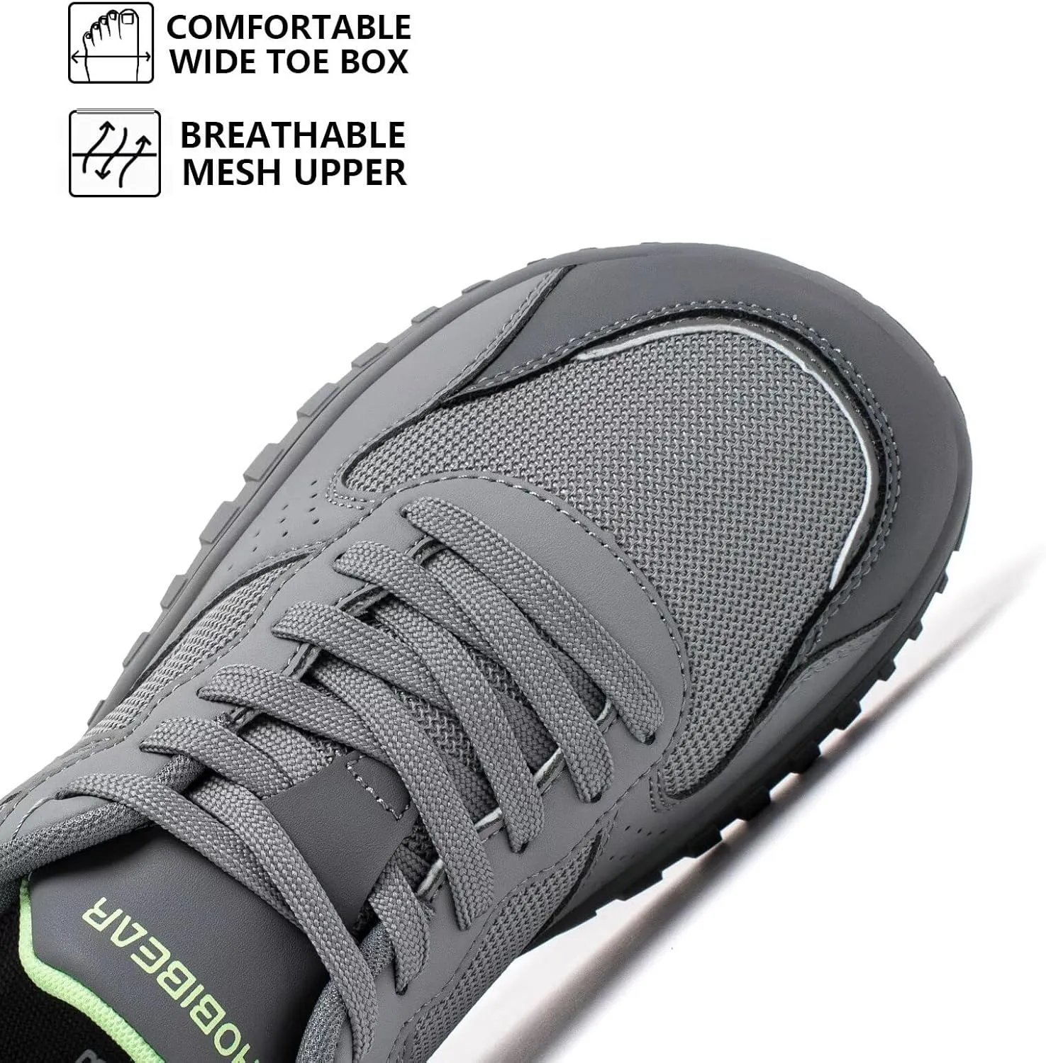 HOBIBEAR Womens Barefoot Shoes | Wide Toe Box | Comfortable Trail Running Sneaker