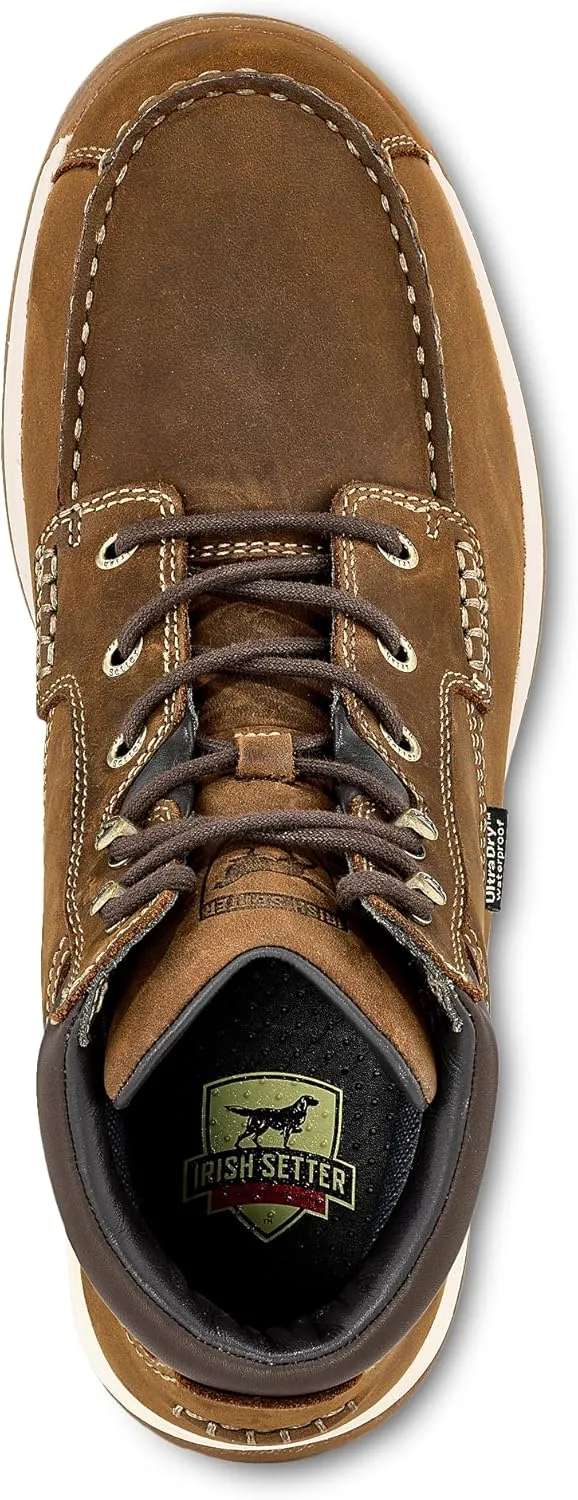 Irish Setter, Soft Paw, Mens, Waterproof, Nubuck Leather, Chukka Shoe, Tan