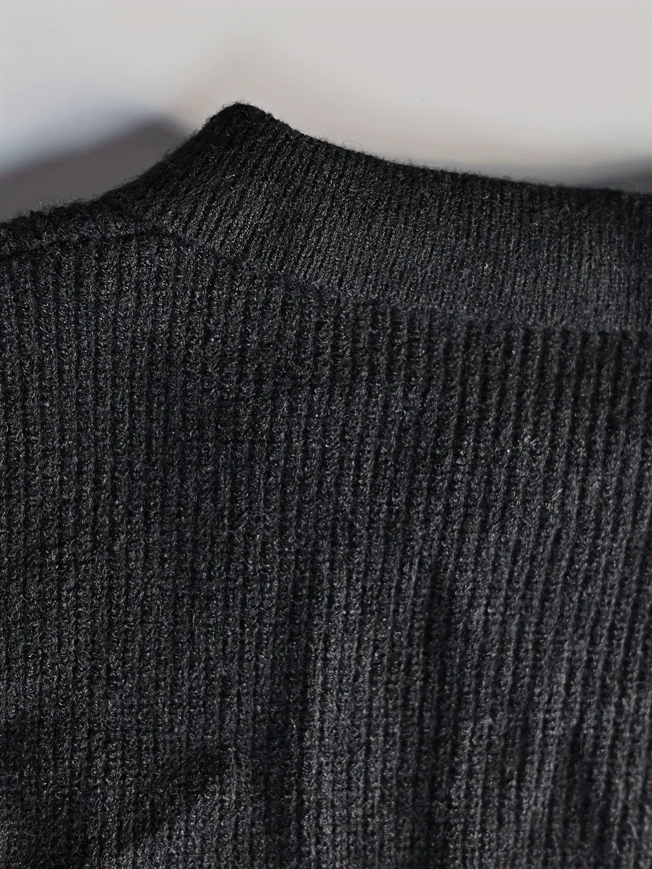 JAVIR | Solid Knitted Mens Sweater
