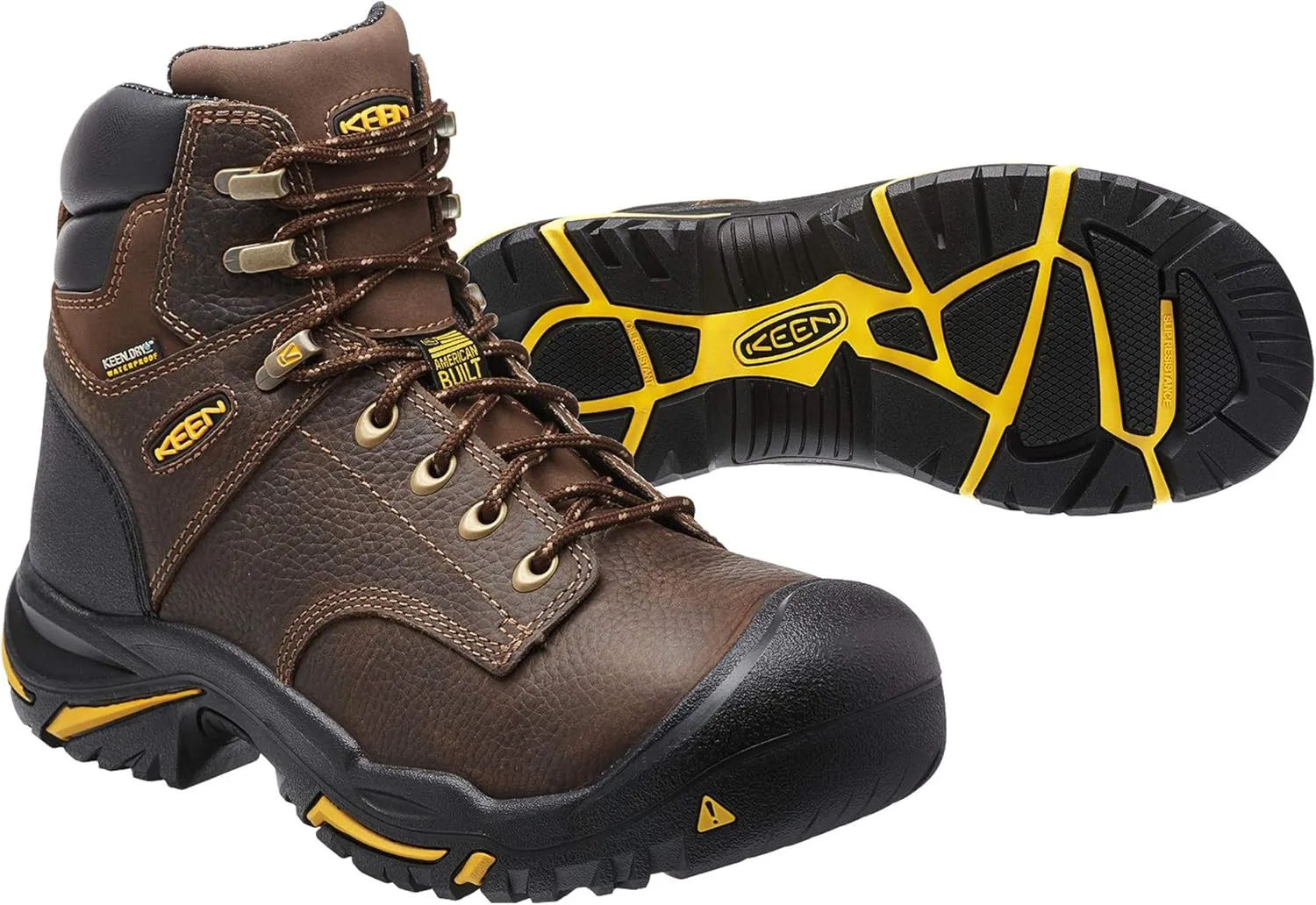 KEEN Utility Men's MTVernon 6" Soft Toe Waterproof Work Boot
