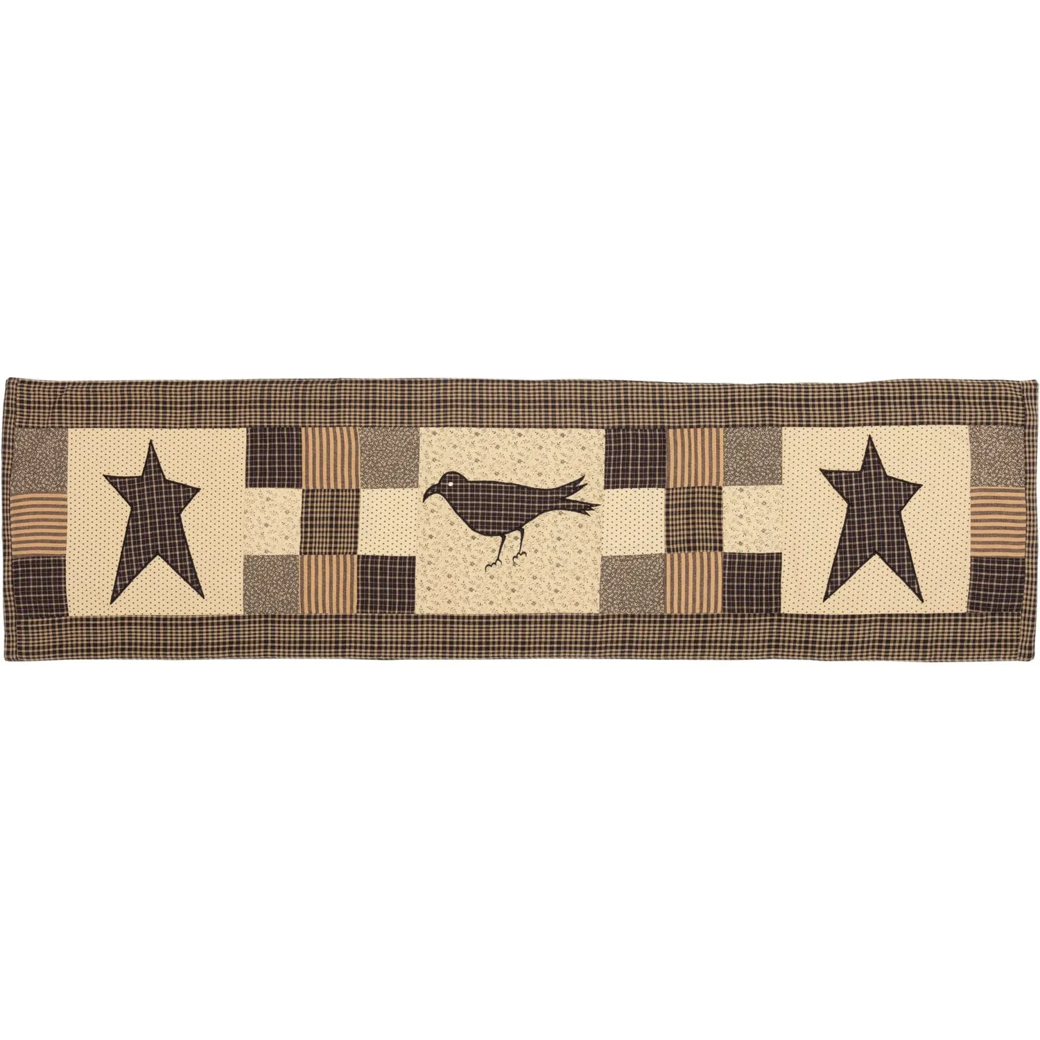 Kettle Grove Crow and Star Table Runner