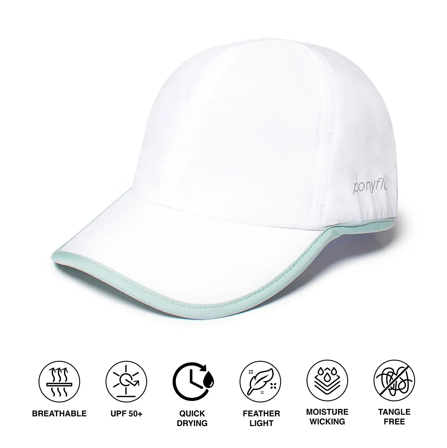Kim Rain-Resistant Active Ponytail Cap