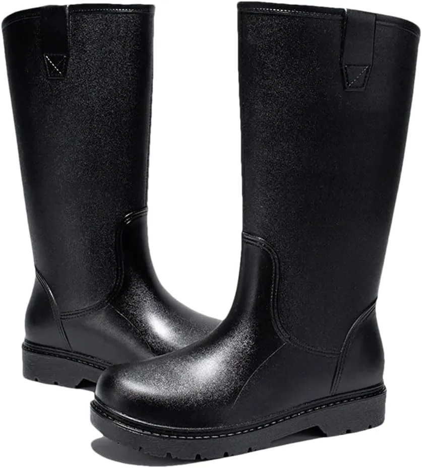 Man Boots Rain Non-Slip Comfortable Wear-Resistant Waterproof Shoes