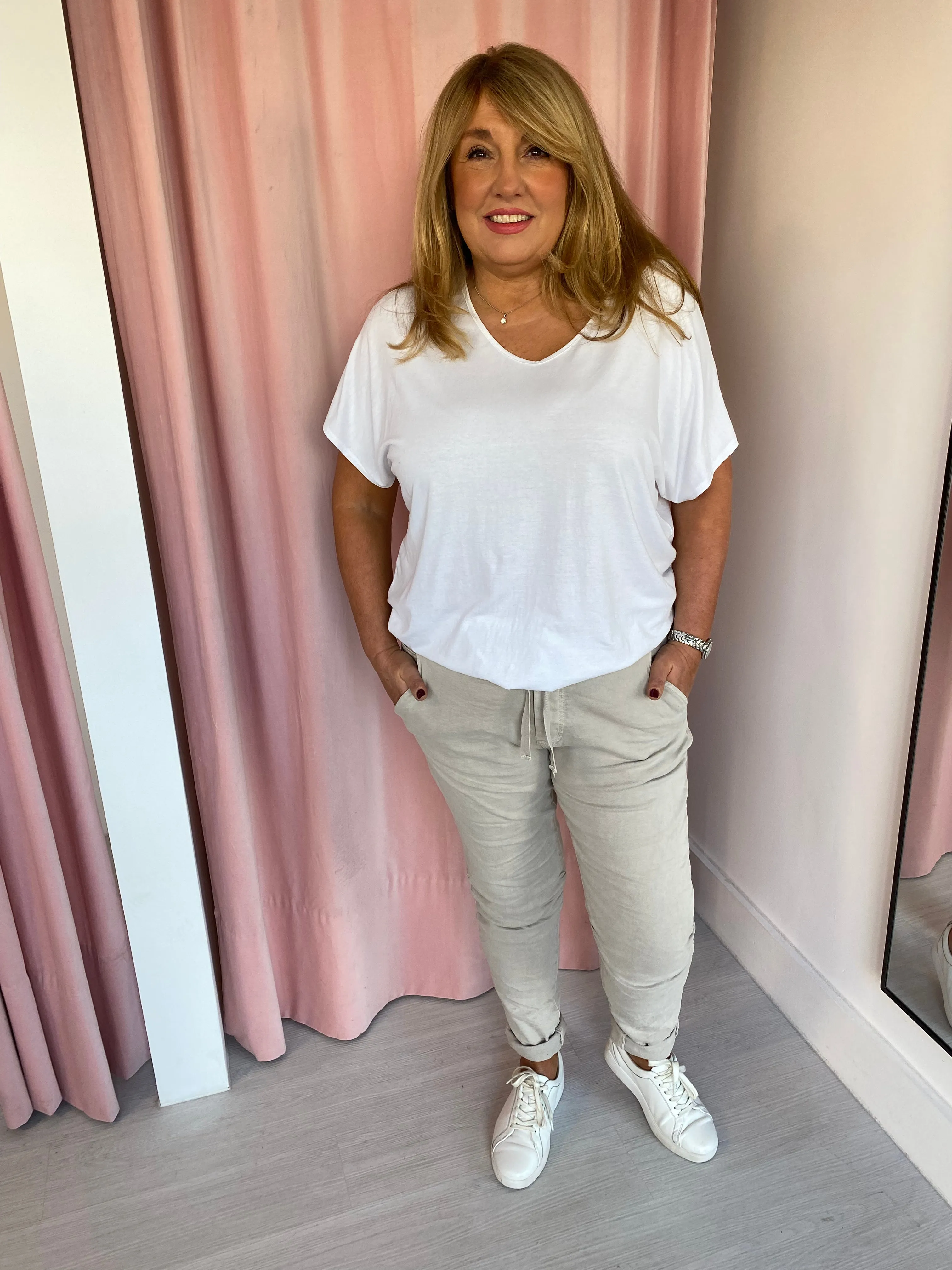 Melly Relaxed Jean - Stone