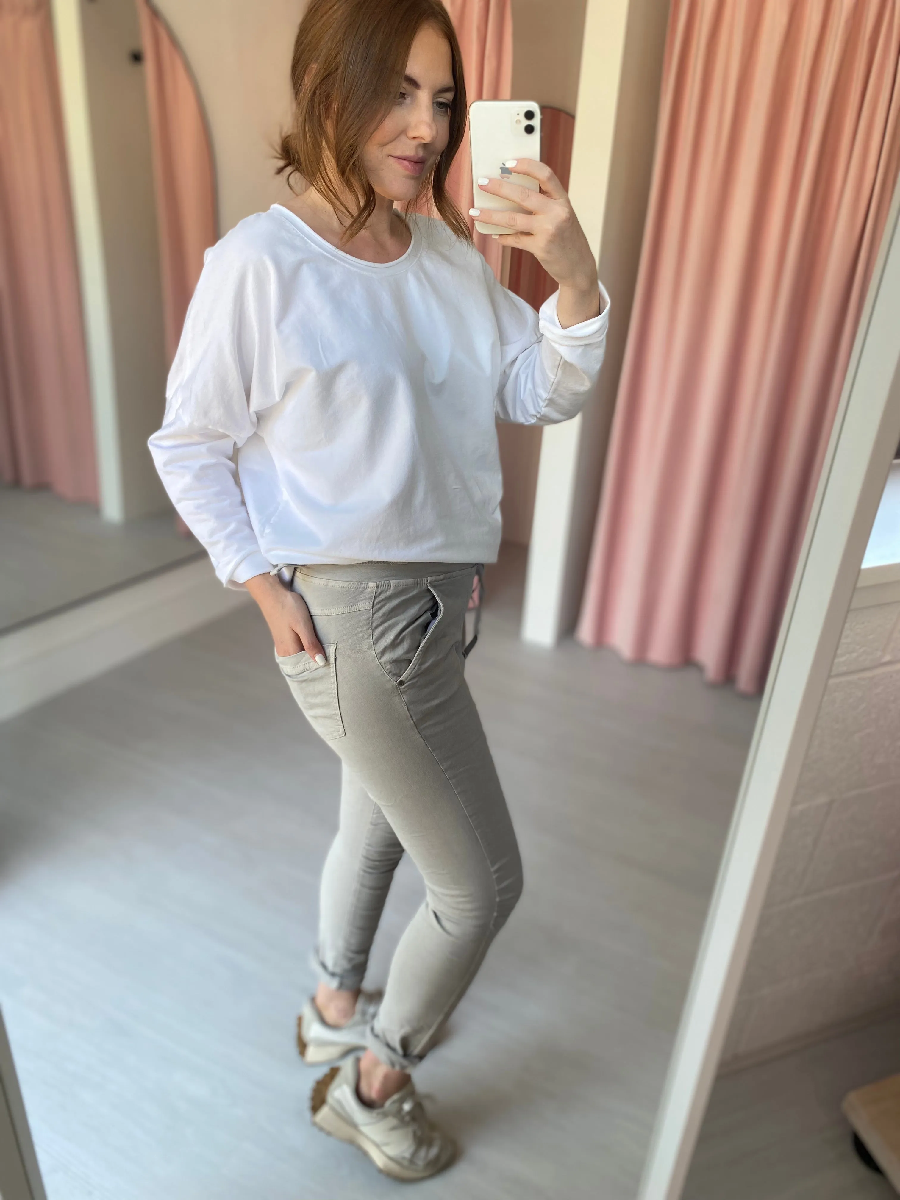 Melly Relaxed Jean - Stone