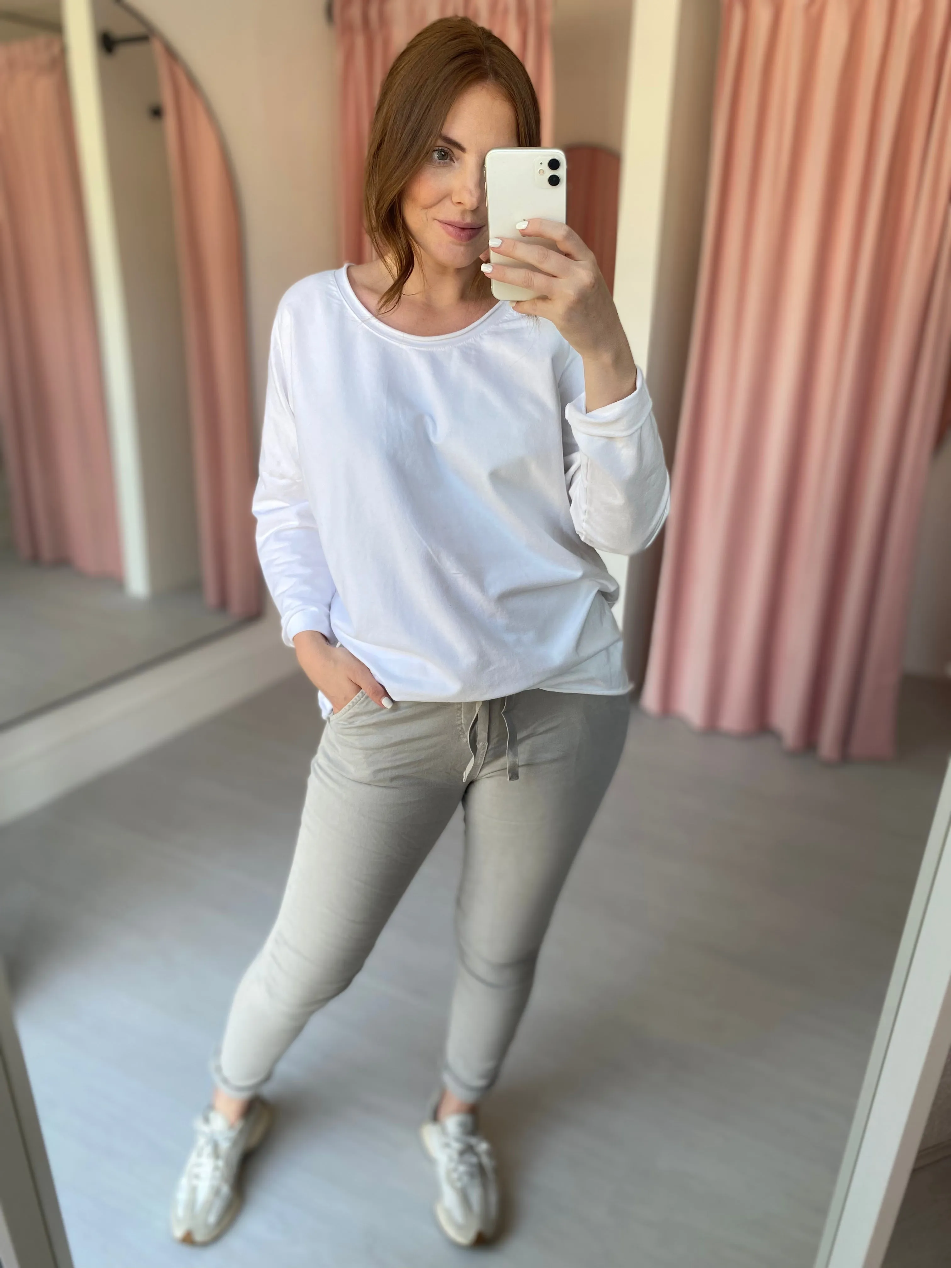Melly Relaxed Jean - Stone
