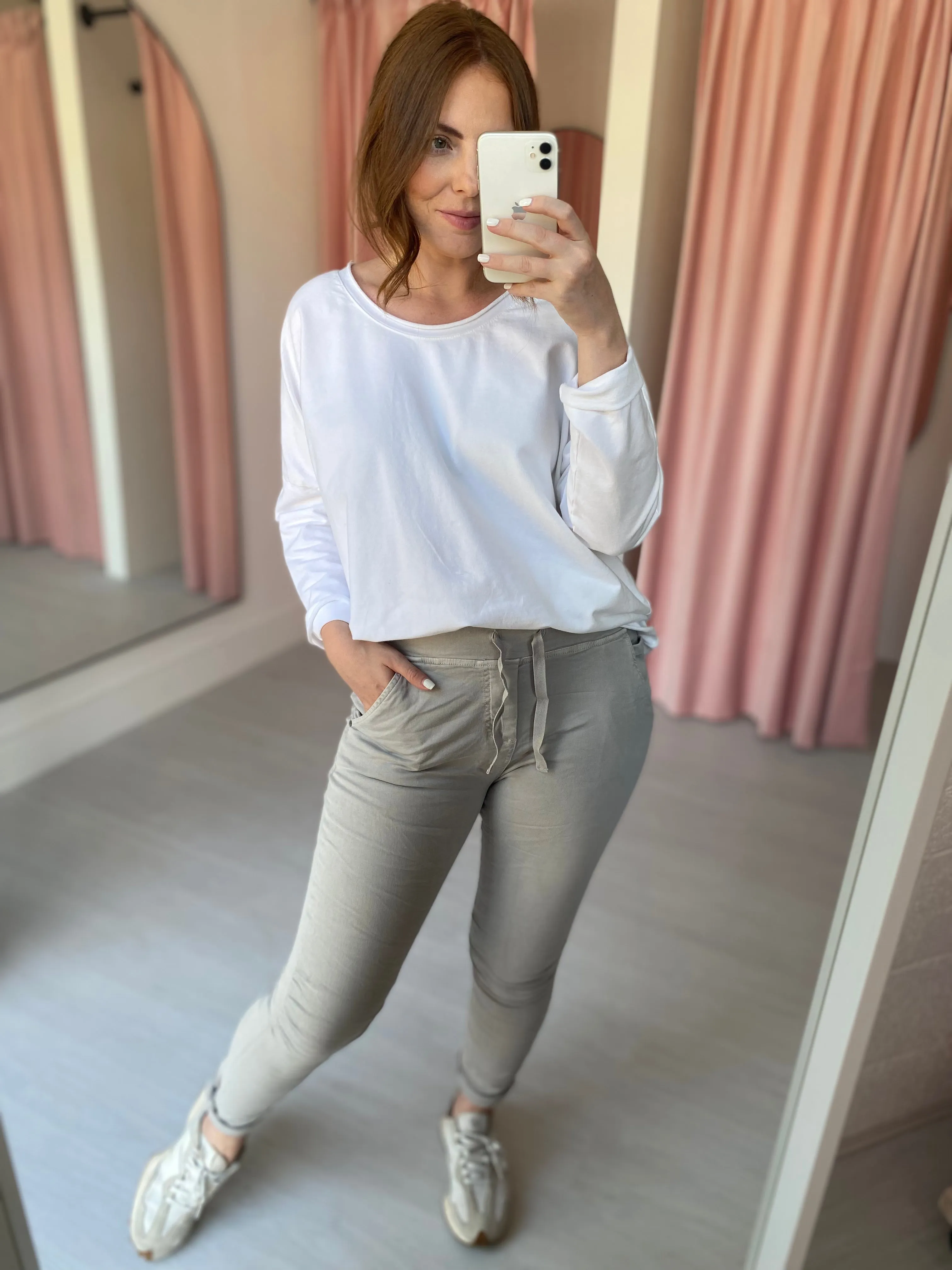Melly Relaxed Jean - Stone