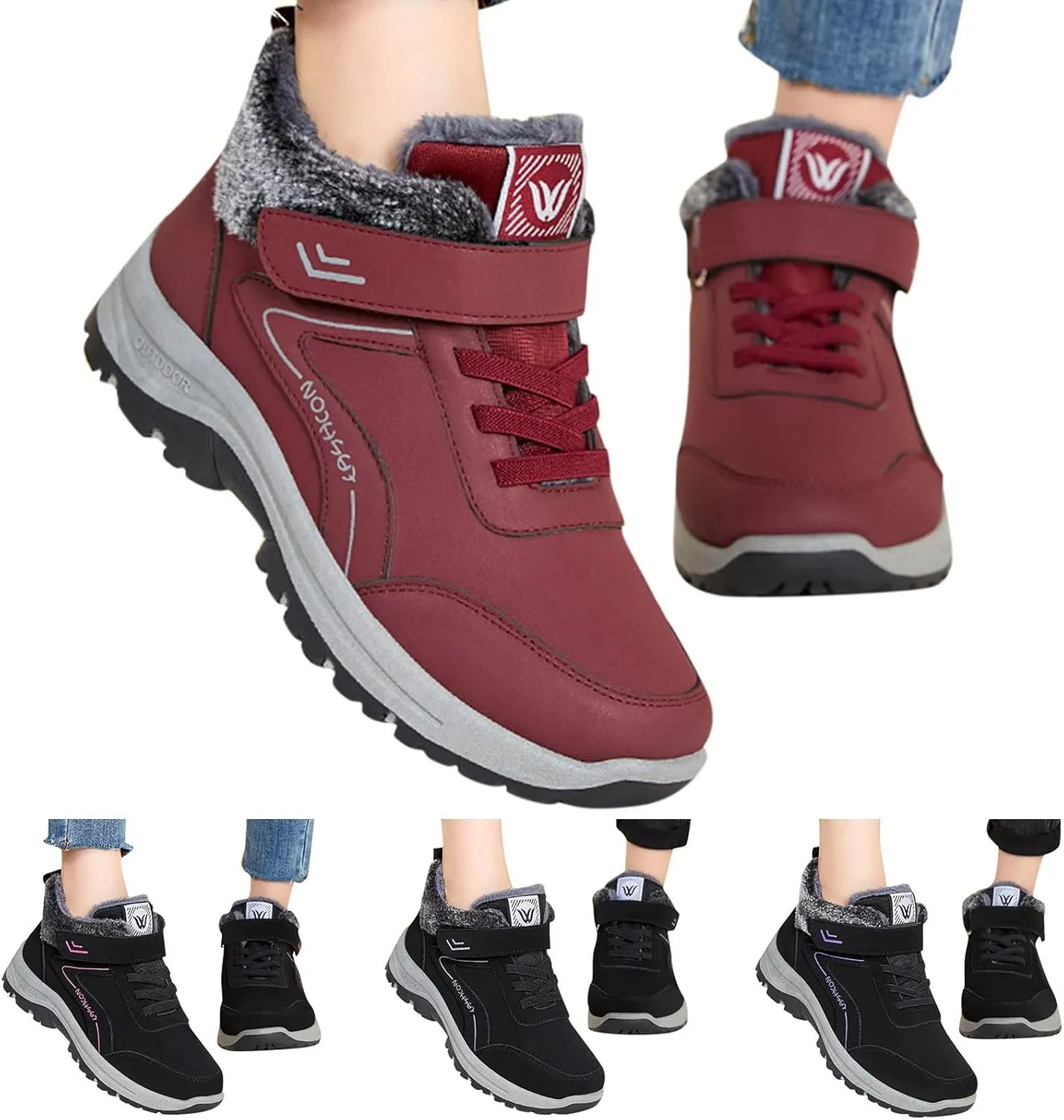 Men Work Boots Soft Toe Hiking Sneakers Ankle Booties Womens Safety Toe Shoes Non-Slip Outdoor Botas Waterproof Soft Toe Work Hike Grounded Footwear