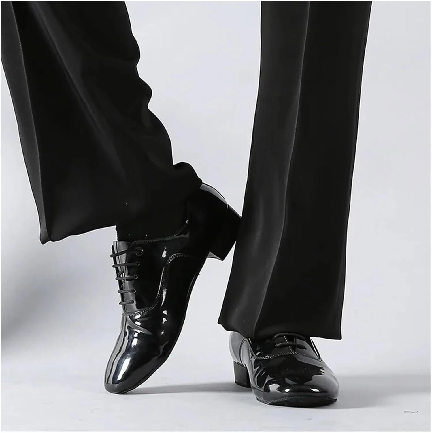 Men's Latin Dance Shoes 1pair/Set Men Dance Shoes Latin Ballroom Dance Shoes Modern Indoor Shoes Men Tango Waltz Danicng Pu Shoes