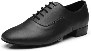Men's Latin Dance Shoes 1pair/Set Men Dance Shoes Latin Ballroom Dance Shoes Modern Indoor Shoes Men Tango Waltz Danicng Pu Shoes