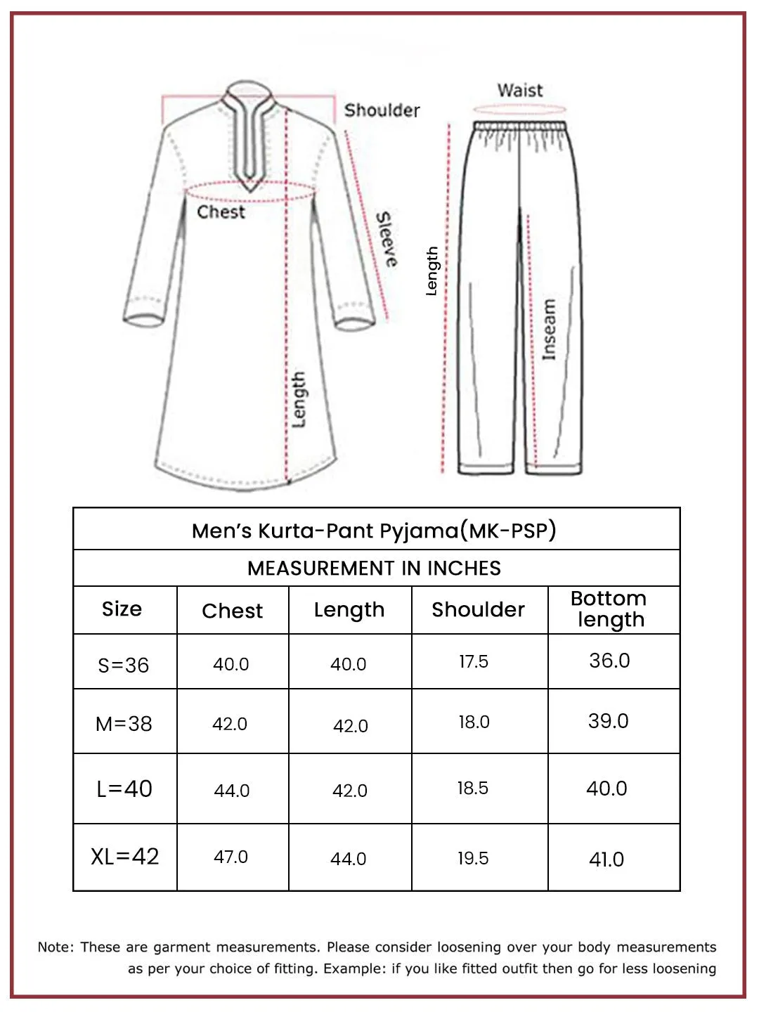 Men's Peach Rayon Kurta & Pyjama Set