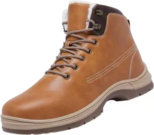 Mens Work Boots Soft Toe Hiking Sneakers Boot with Comfort Workout Shoes for Women Waterproof Work Botas Soft Toe Non Slip Rubber Sole Hike Grounded Footwear