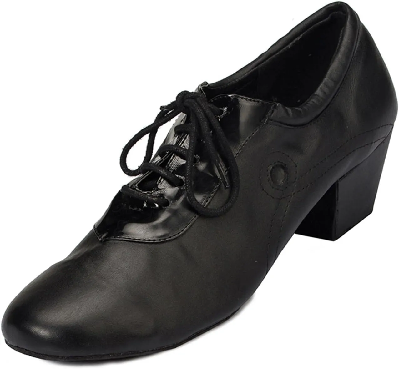 Minishion Men's TH073 Lace-up Leather Wedding Ballroom Latin Taogo Dance Shoes