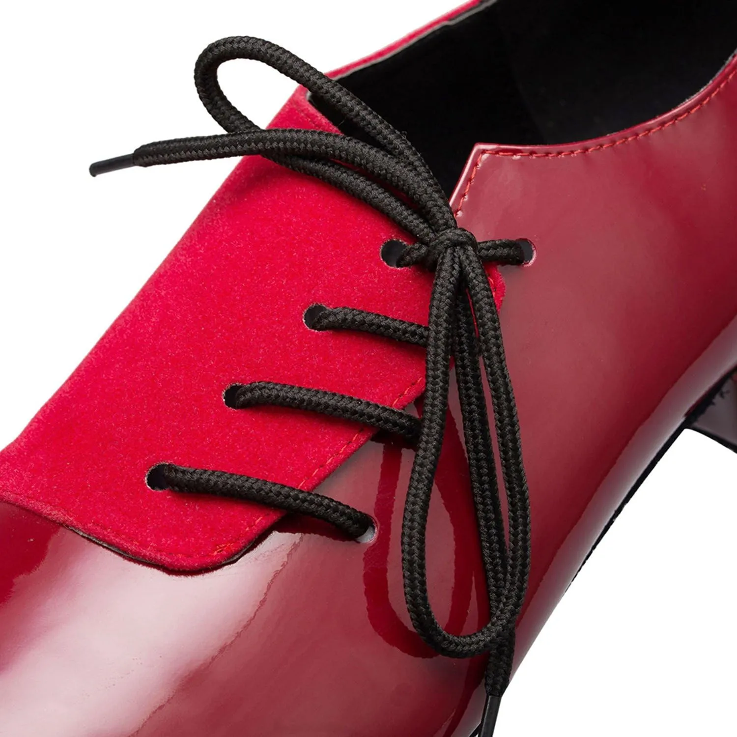 Minishion Men's TH149 Lace-up Pleather Wedding Ballroom Latin Taogo Dance Shoes