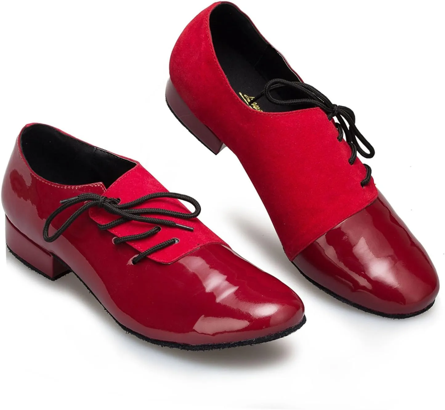 Minishion Men's TH149 Lace-up Pleather Wedding Ballroom Latin Taogo Dance Shoes