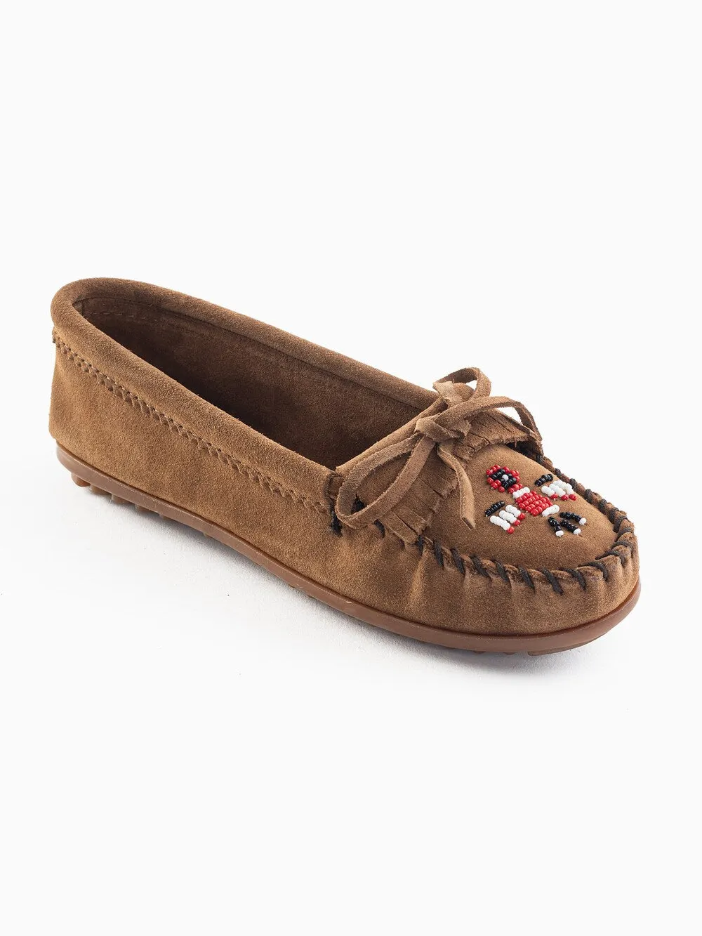Minnetonka Thunderbird moccasins, brown