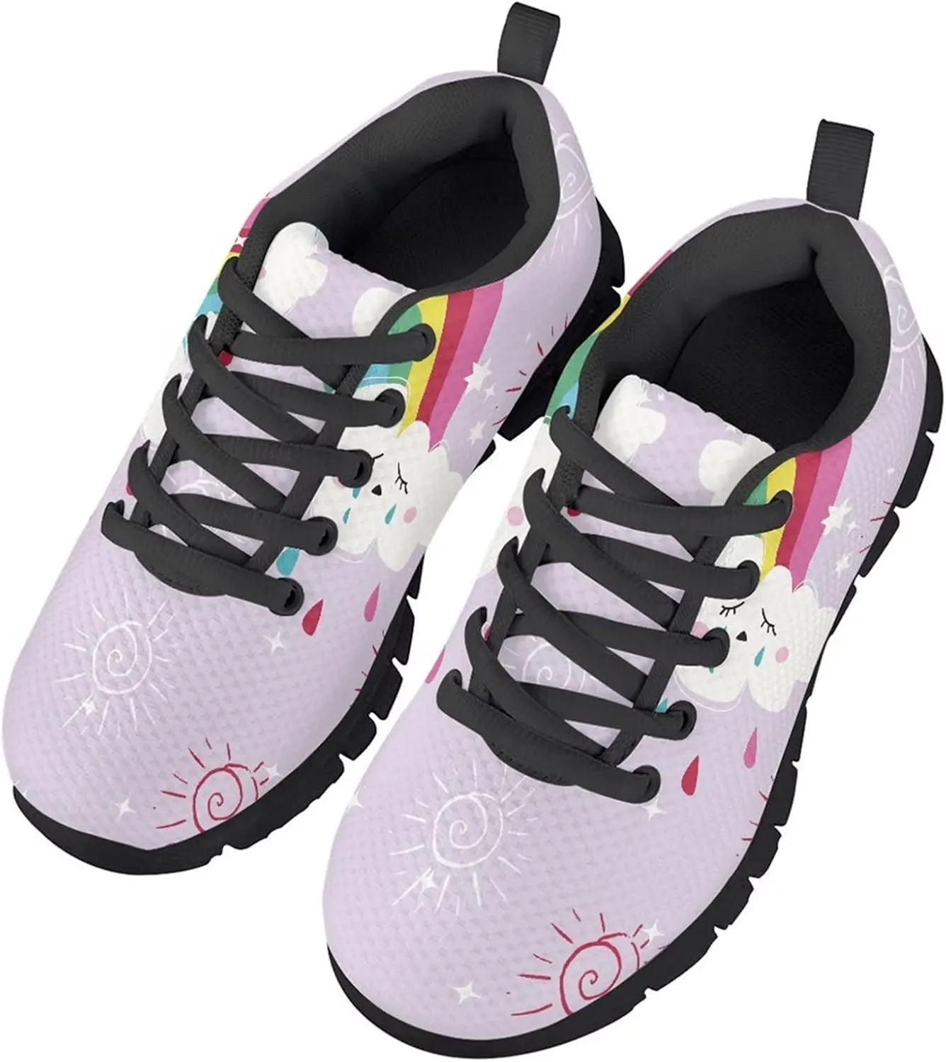 Mumeson Unisex Child's Mesh Sneakers Platform Flats Running Shoes Anti Slip Rubber Trainers Sport Shoes