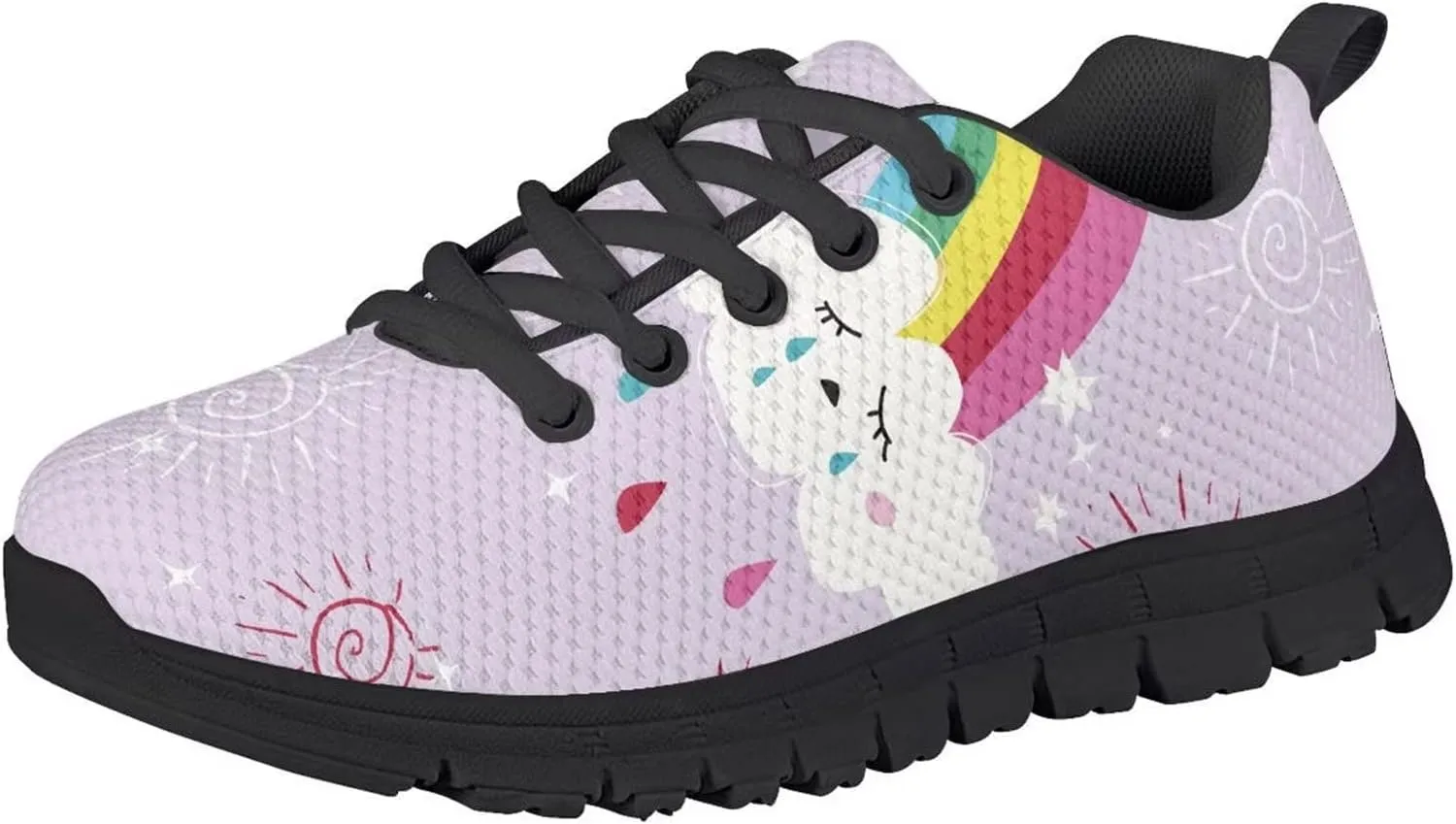 Mumeson Unisex Child's Mesh Sneakers Platform Flats Running Shoes Anti Slip Rubber Trainers Sport Shoes