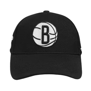 NBA BROOKLYN NETS CITY RANSOM PINCH FRONT SNAPBACK (BLACK)