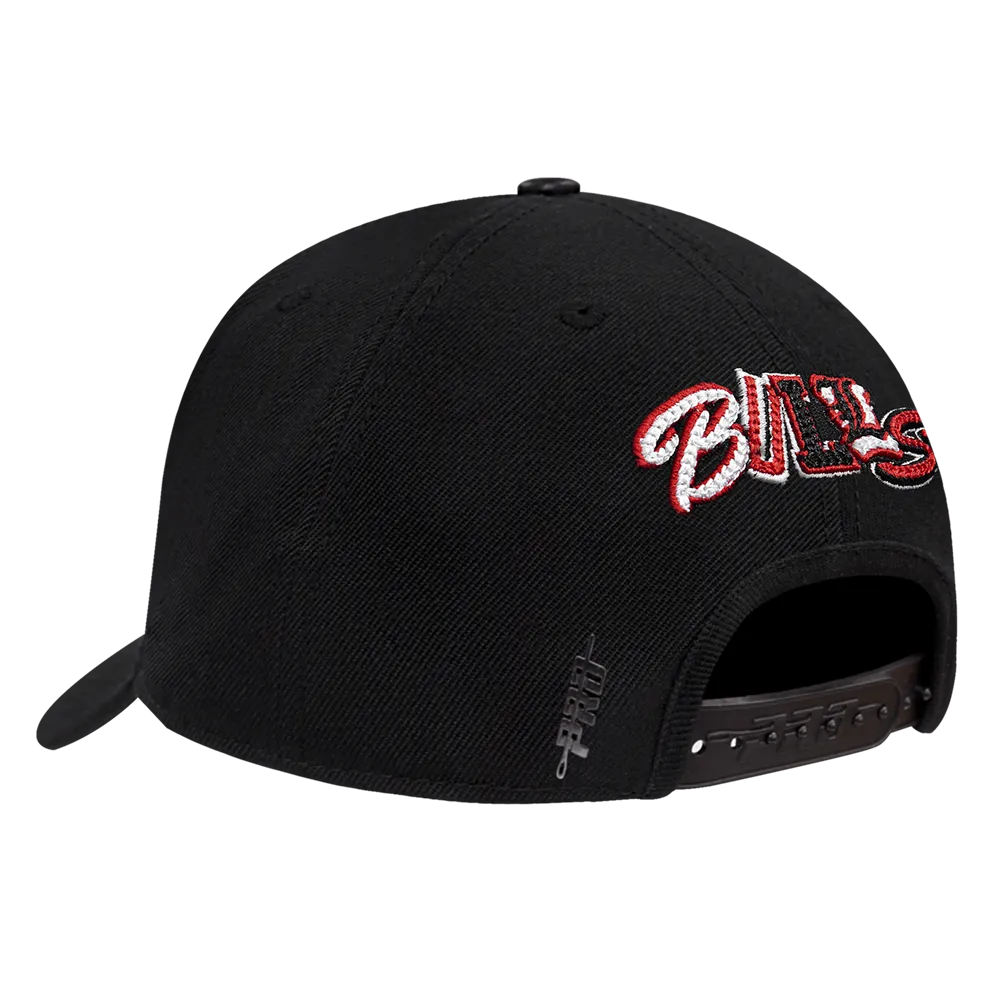 NBA CHICAGO BULLS CITY RANSOM PINCH FRONT SNAPBACK (BLACK)