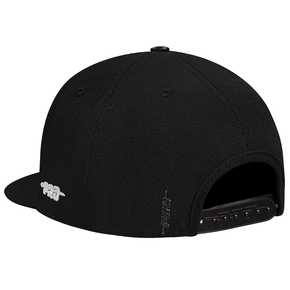 NBA CHICAGO BULLS CITY RANSOM WOOL BLEND PRO PINCH SNAPBACK (BLACK)
