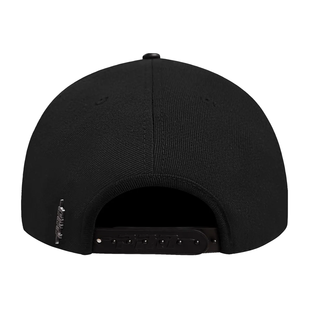 NBA CHICAGO BULLS CITY RANSOM WOOL BLEND PRO PINCH SNAPBACK (BLACK)