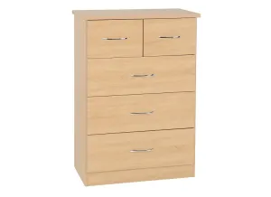 Nevada Oak 3 2 Drawer Chest