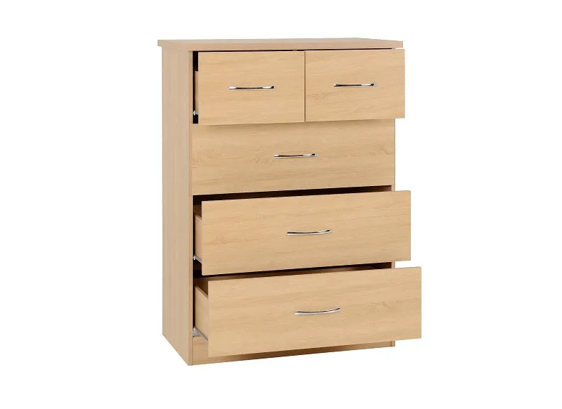 Nevada Oak 3 2 Drawer Chest