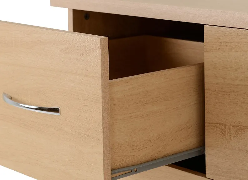 Nevada Oak 3 2 Drawer Chest