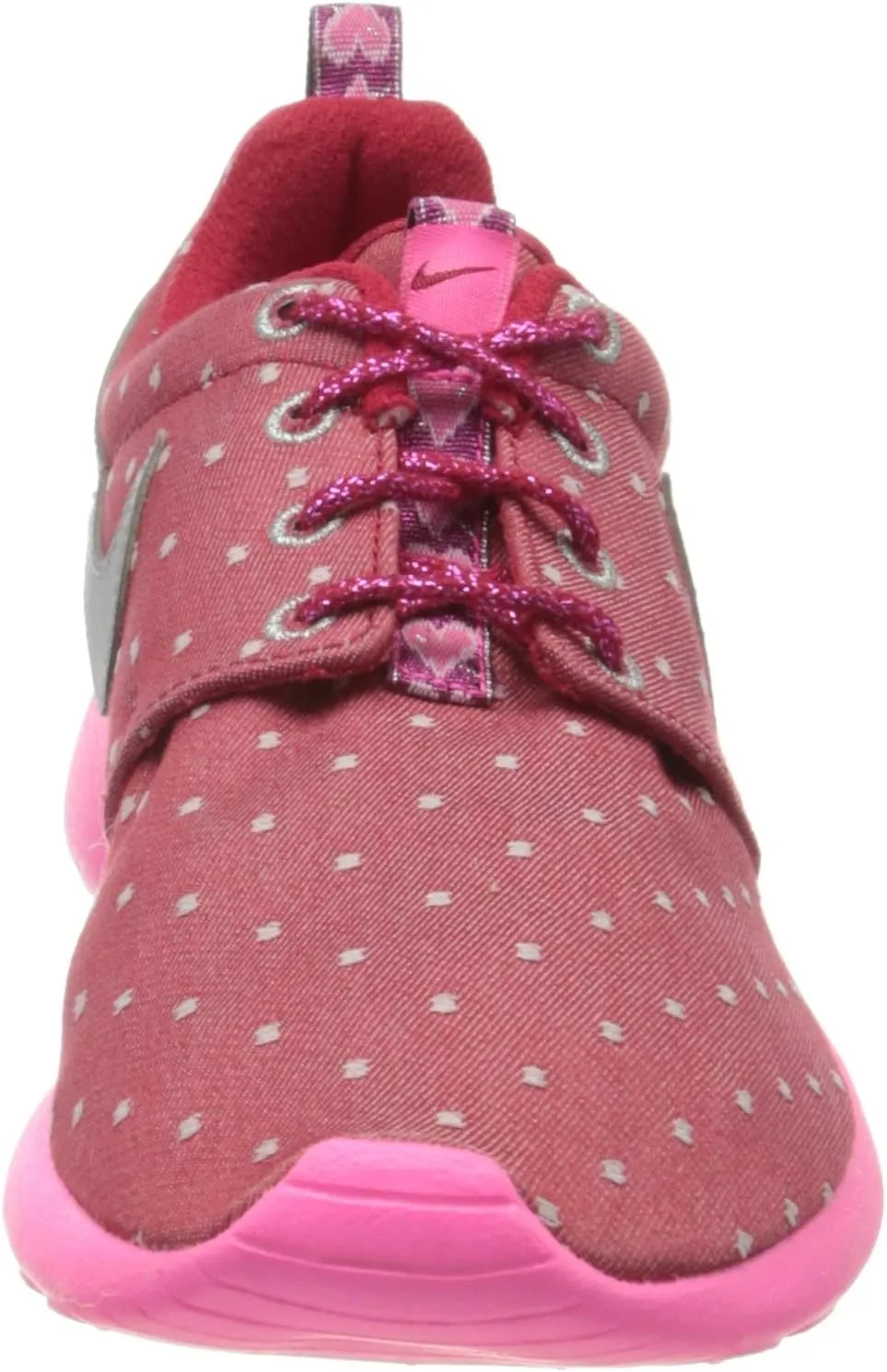 Nike Rosherun Print Dark Red/Metallic Silver-Pink Power Girls