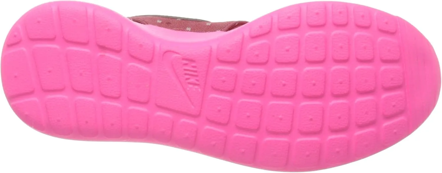 Nike Rosherun Print Dark Red/Metallic Silver-Pink Power Girls