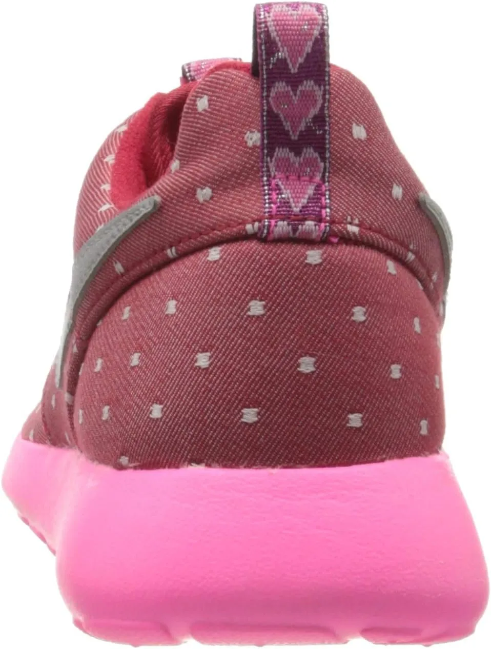 Nike Rosherun Print Dark Red/Metallic Silver-Pink Power Girls
