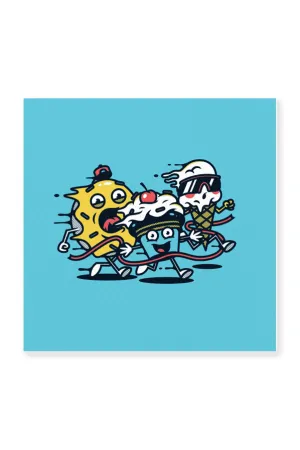 Pastry Runners Art Print