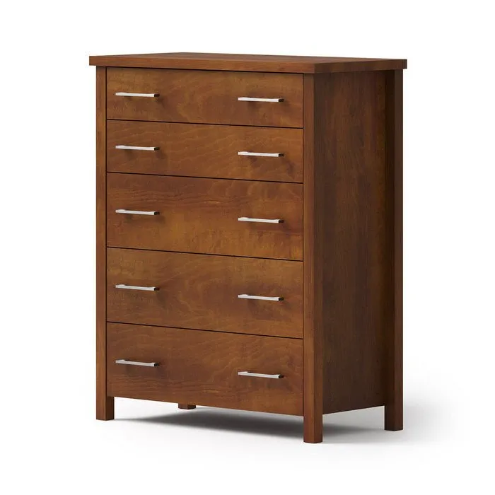 Portland Tallboy 5 Drawer