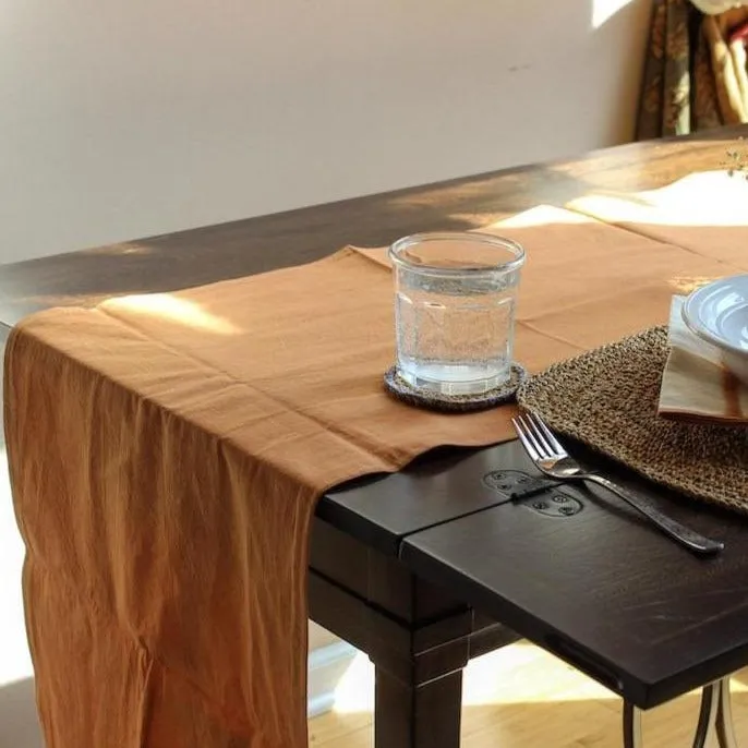 Rectangle Pattern Natural Dyes Table Runners