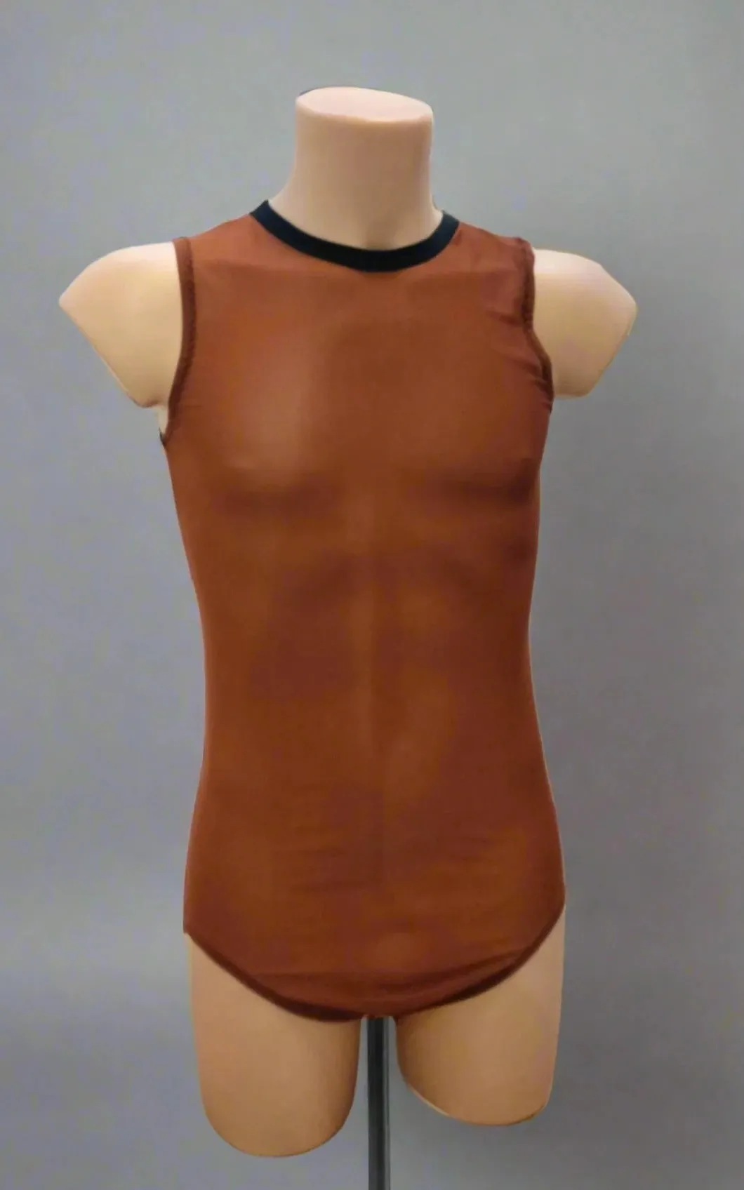Refined Satin Mesh Tunic