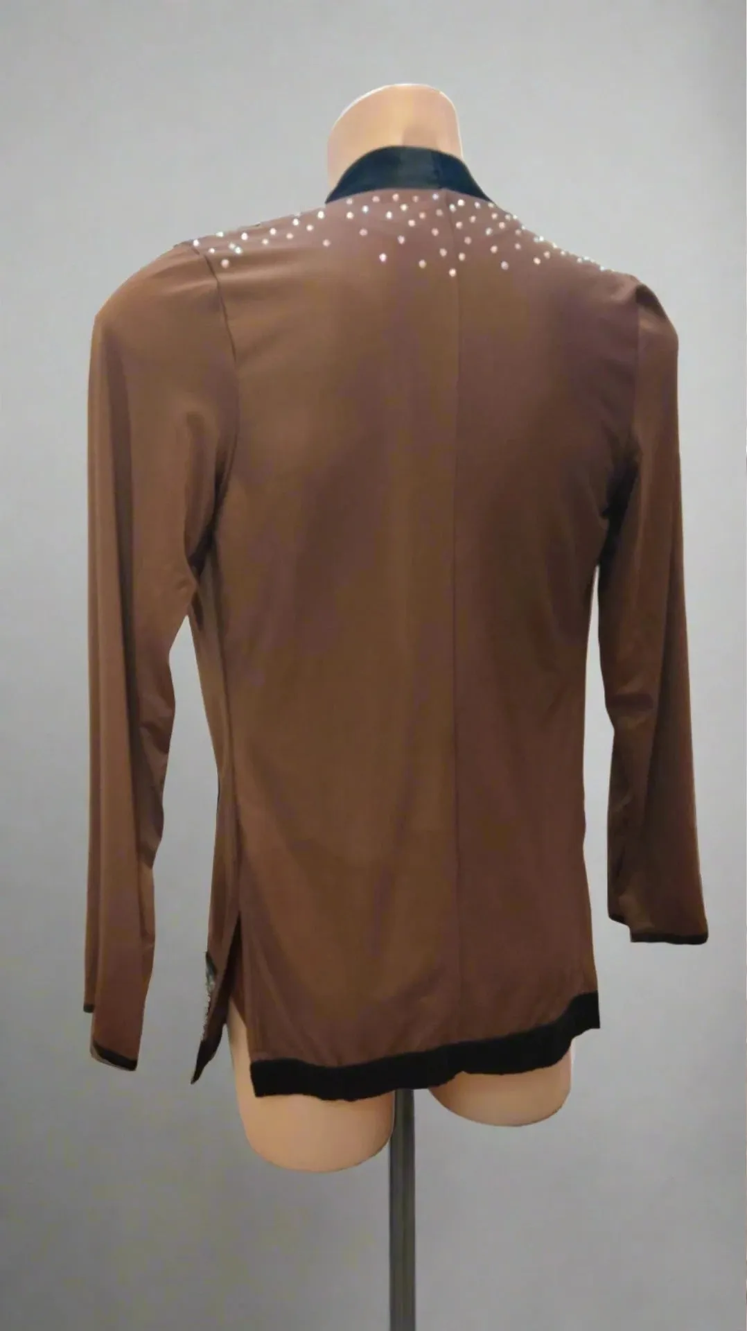 Refined Satin Mesh Tunic