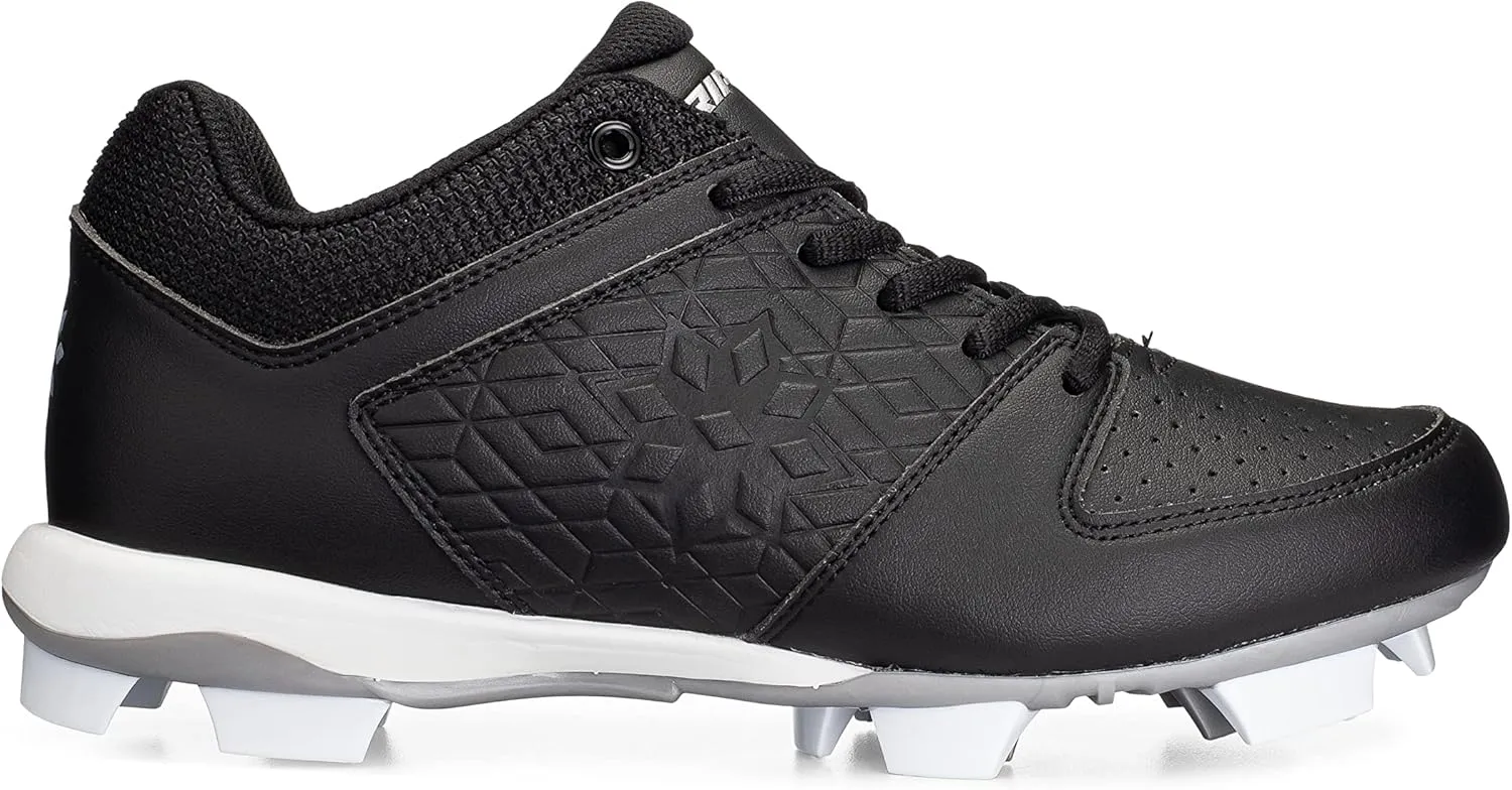 RIP-IT Girls Diamond Softball Cleats Youth Softball Shoes for Girls Sizes 1-6