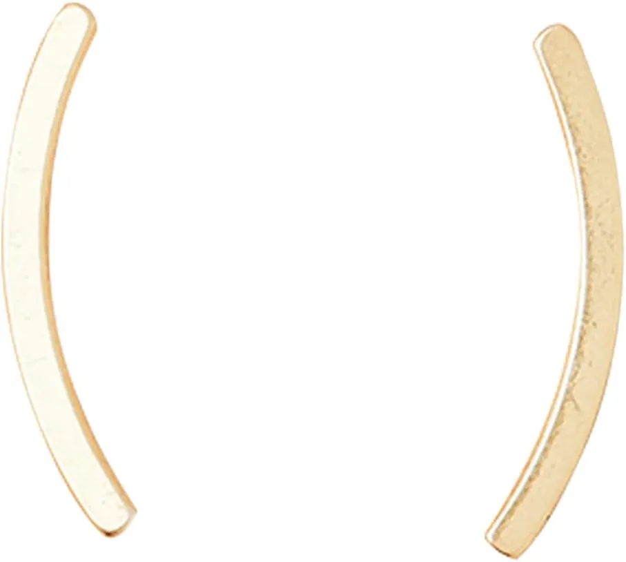 Scout Curated Wears - Refined Earring Collection - Comet Curve/Gold Vermeil