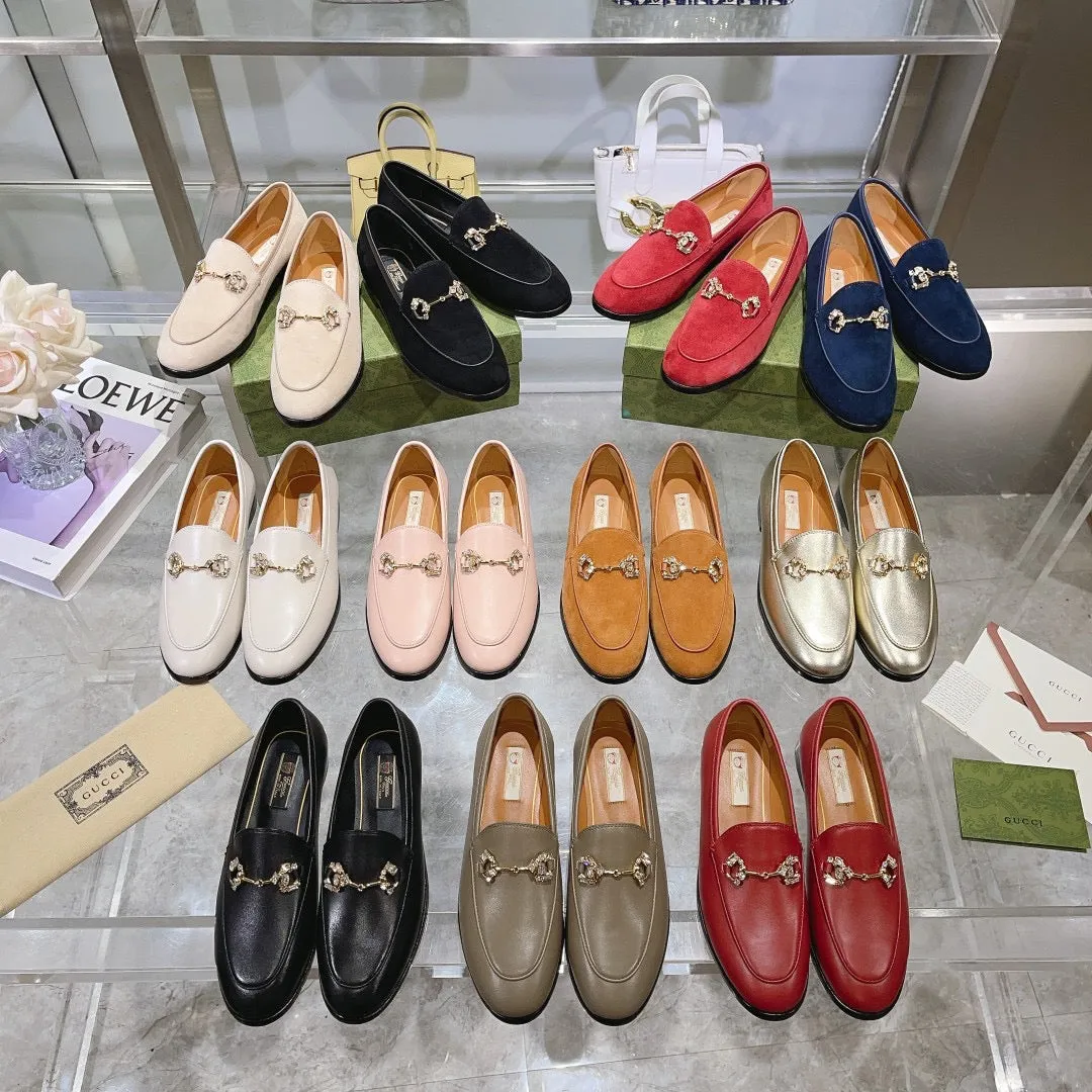 SE1209 Women's Gucci Jordaan Loafer / Size4-10