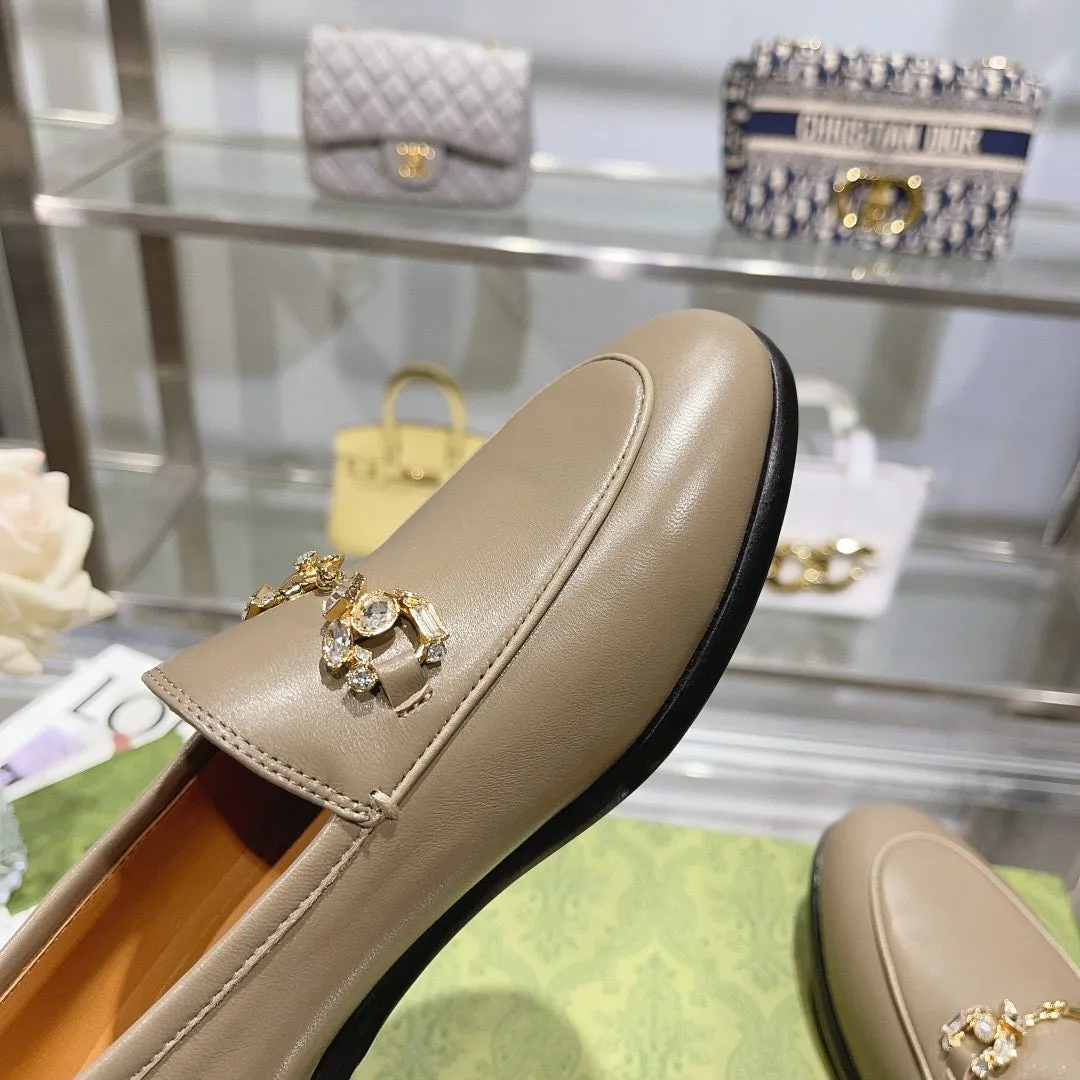 SE1209 Women's Gucci Jordaan Loafer / Size4-10