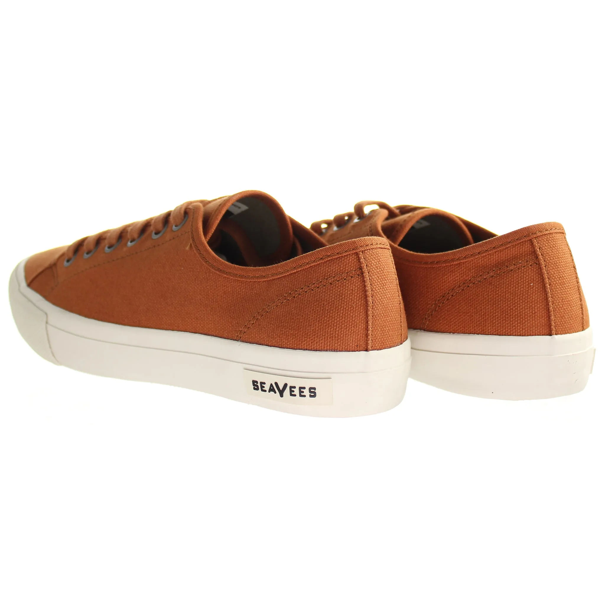 Seavees Monterey Mens Brown Plimsolls